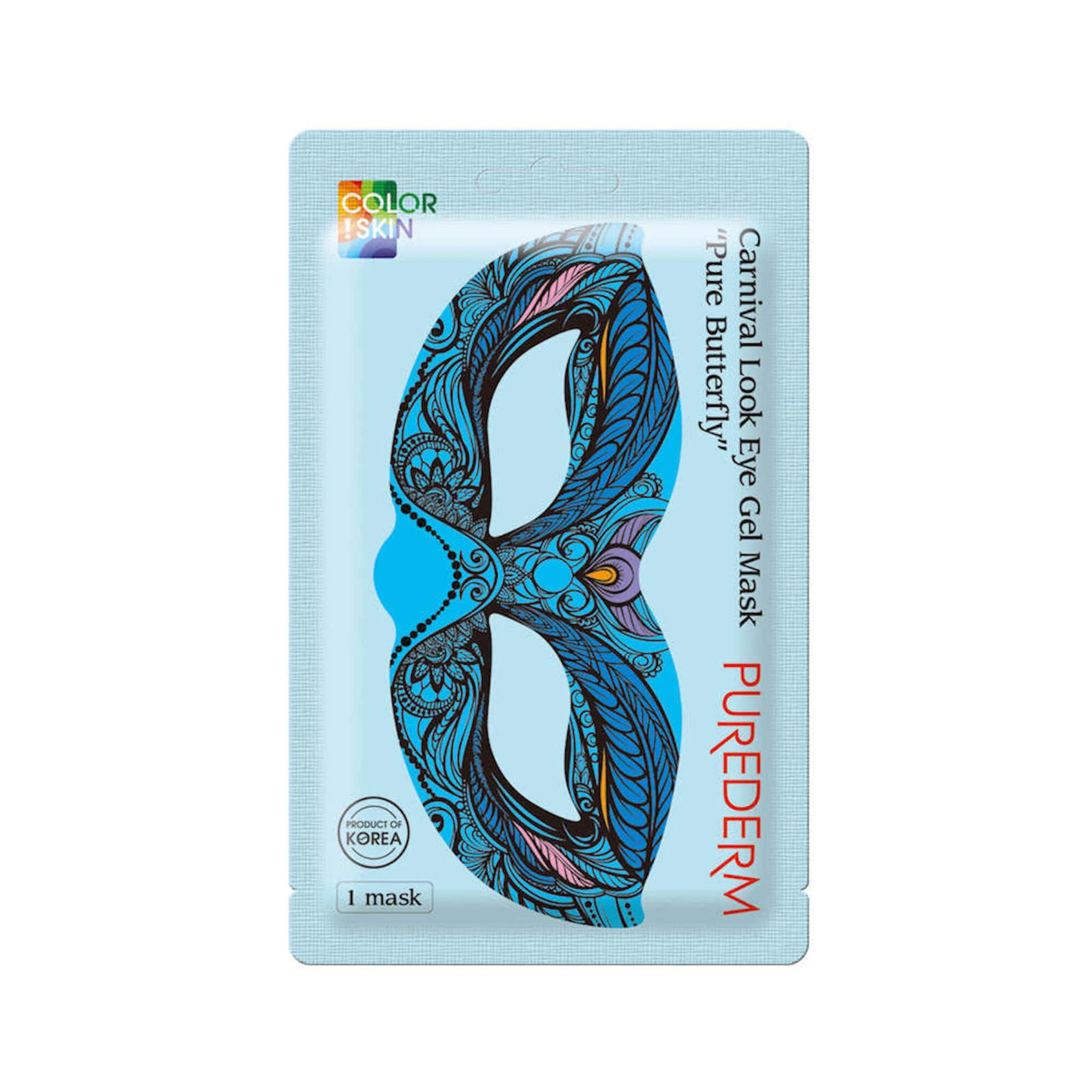 Purederm carnival look eye gel mask “pure butterfly”