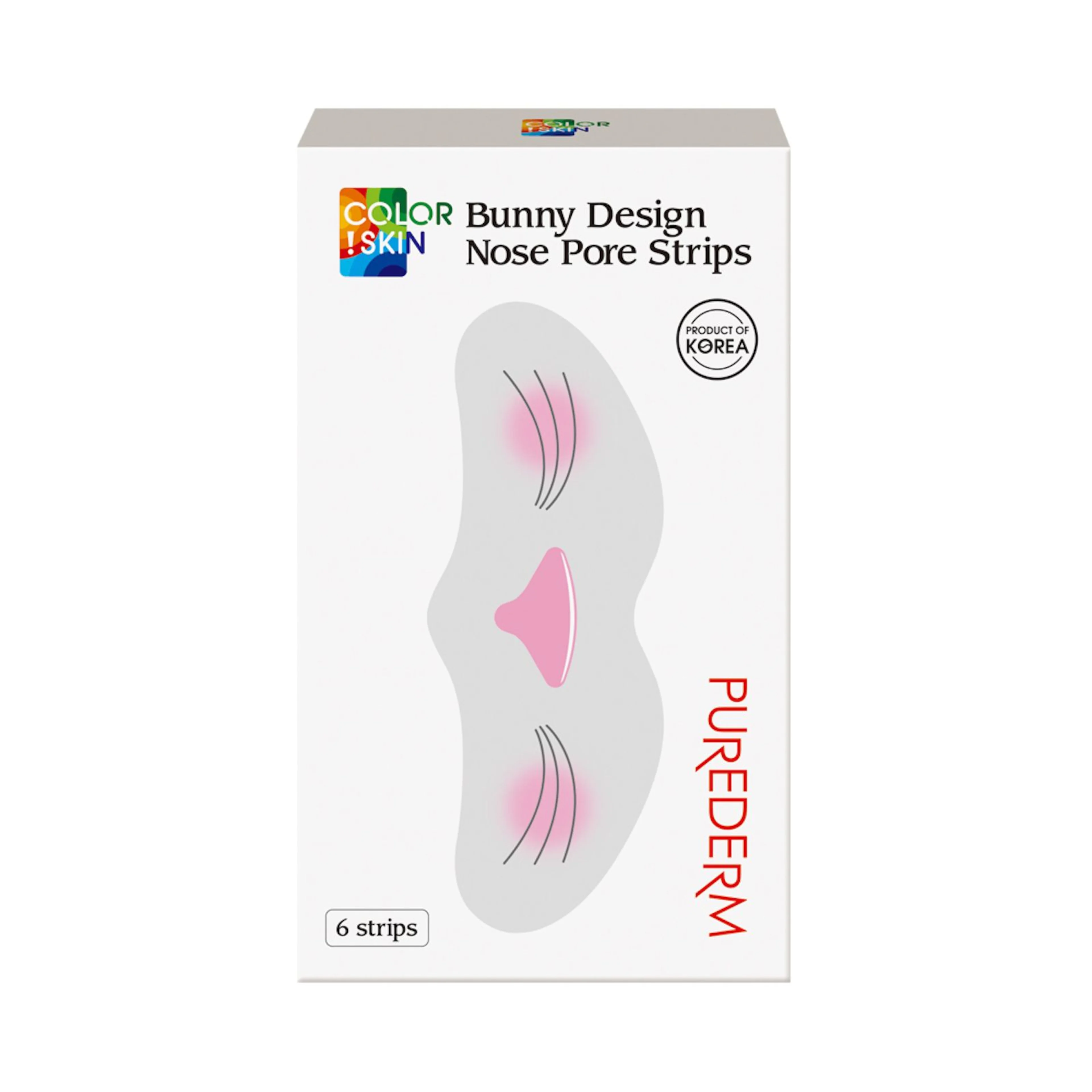 Purederm rabbit design nose pore strips