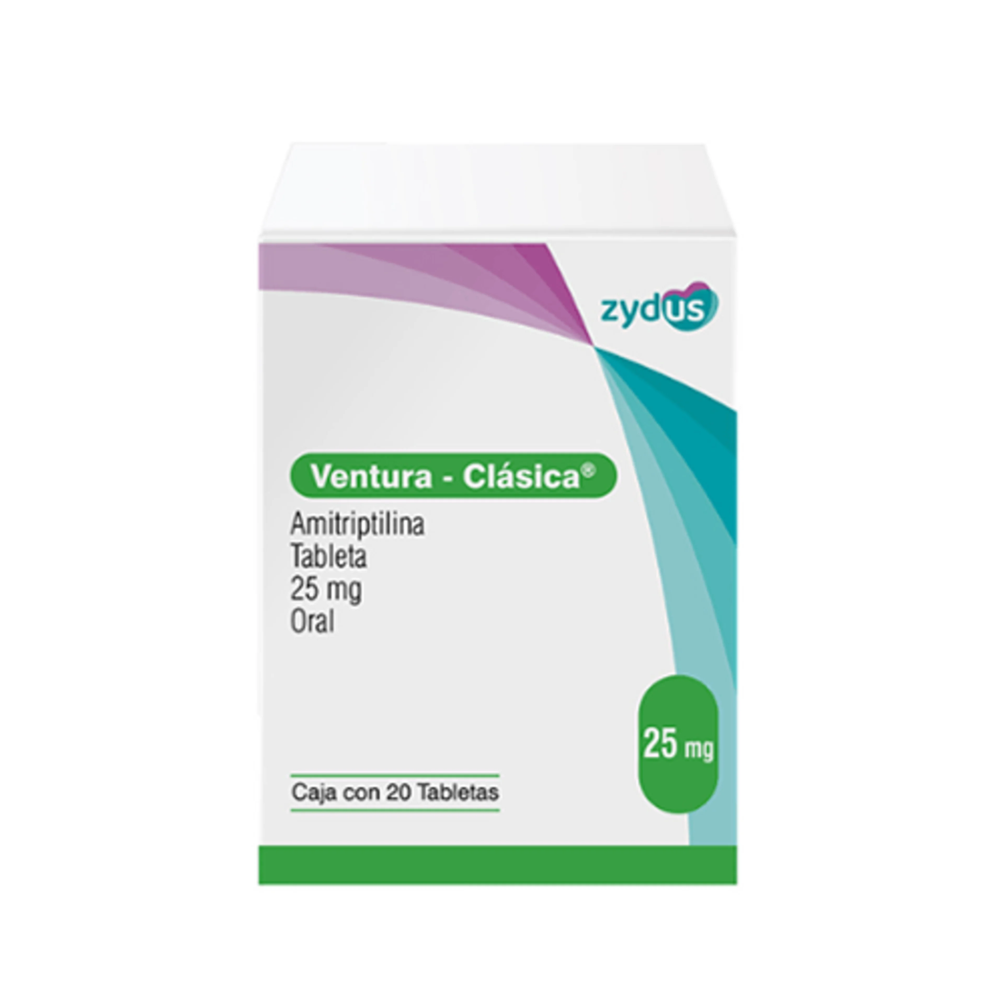 Ventura Clásica 25 Mg Con 20 Tabletas
