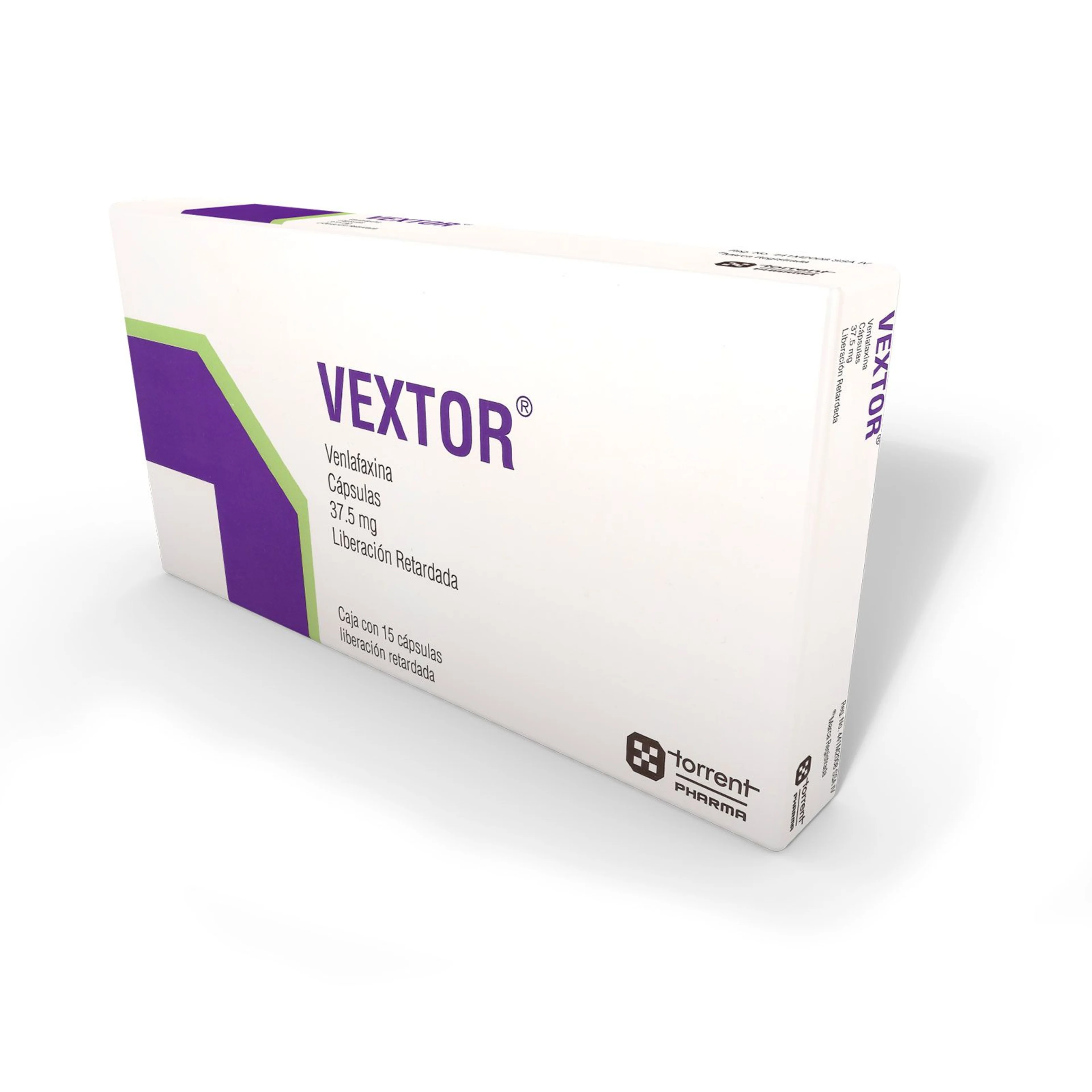 Vextor 37.5 Mg Con 15 Cápsulas
