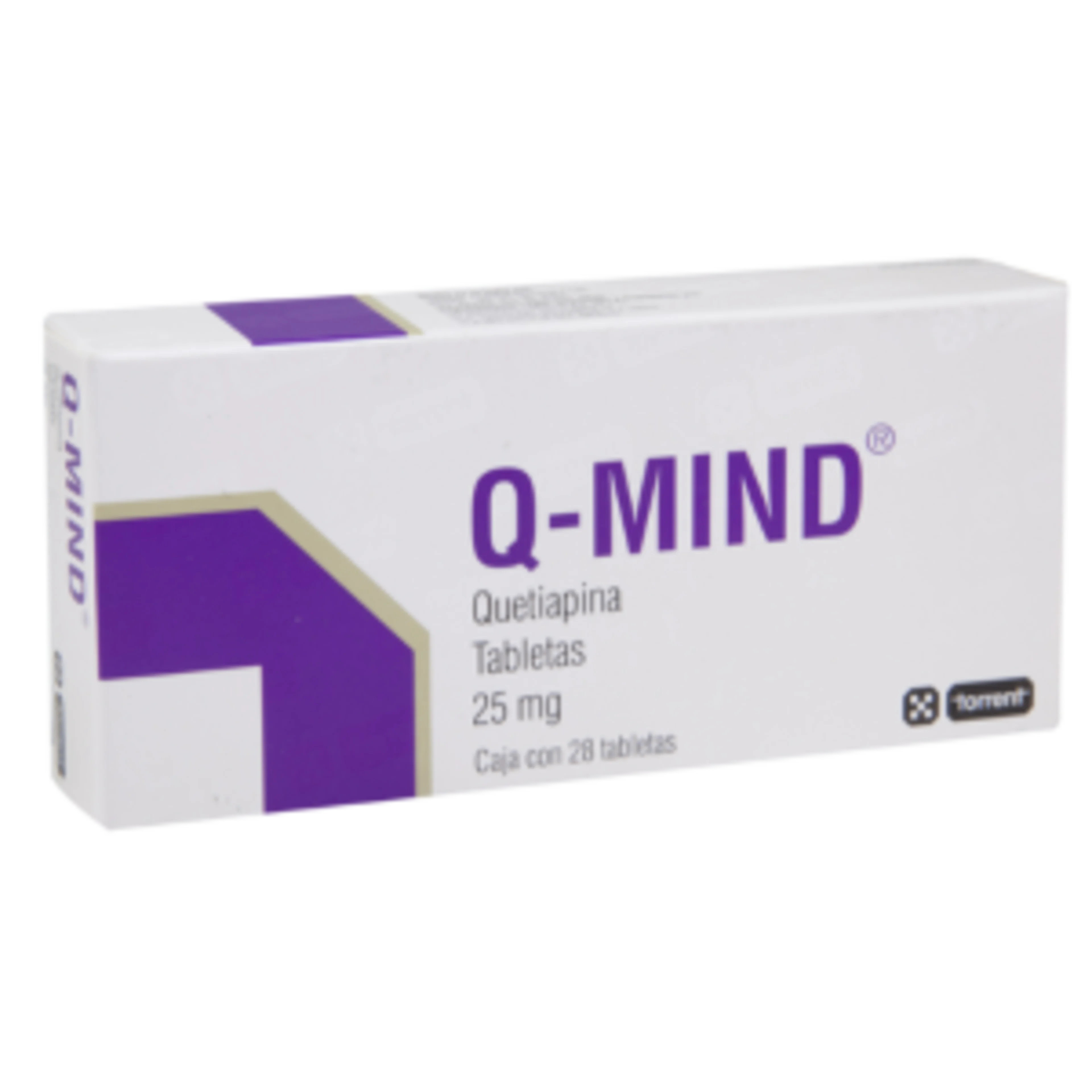 Q-Mind 25 Mg Con 28 Tabletas