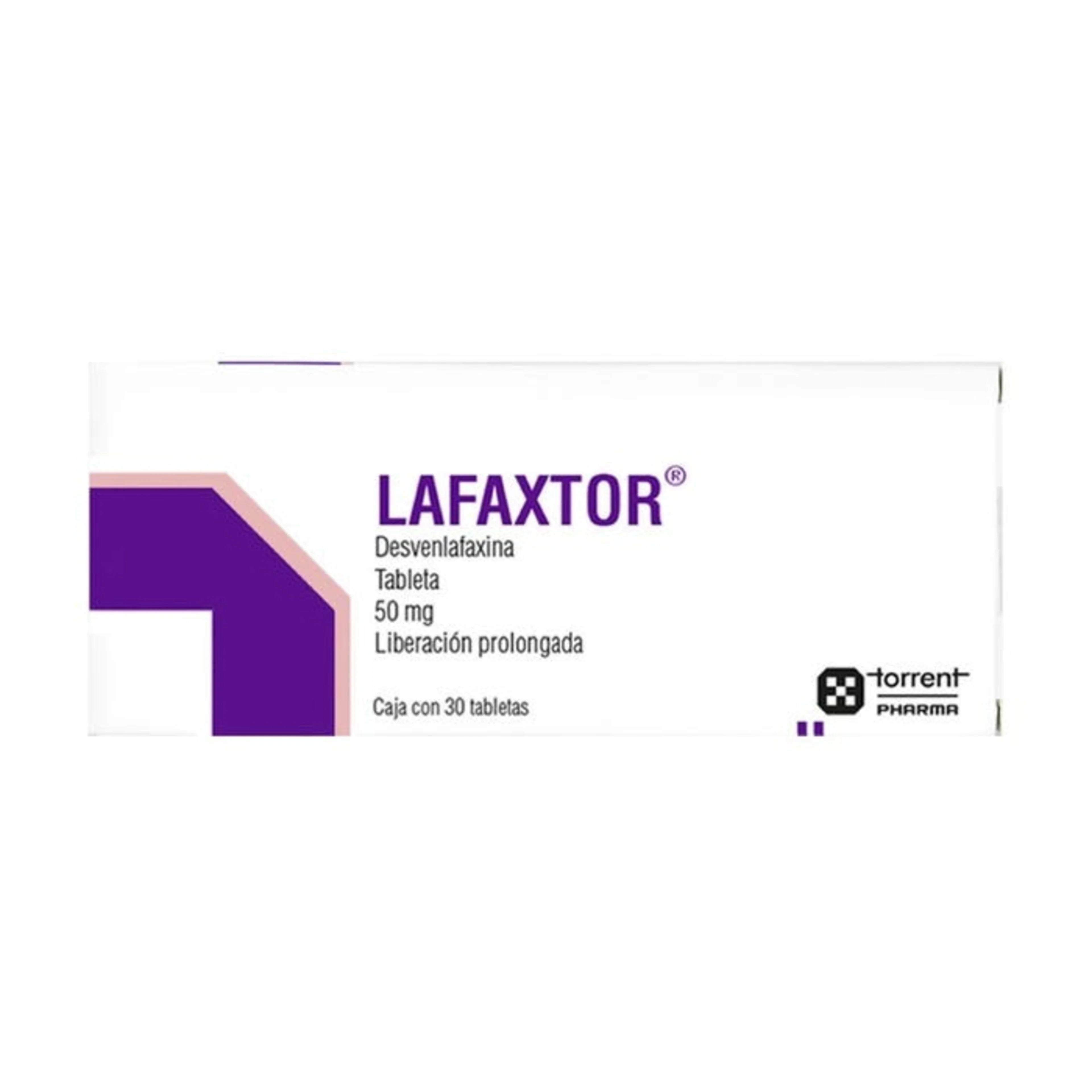 Lafaxtor 50 Mg Con 30 Tabletas