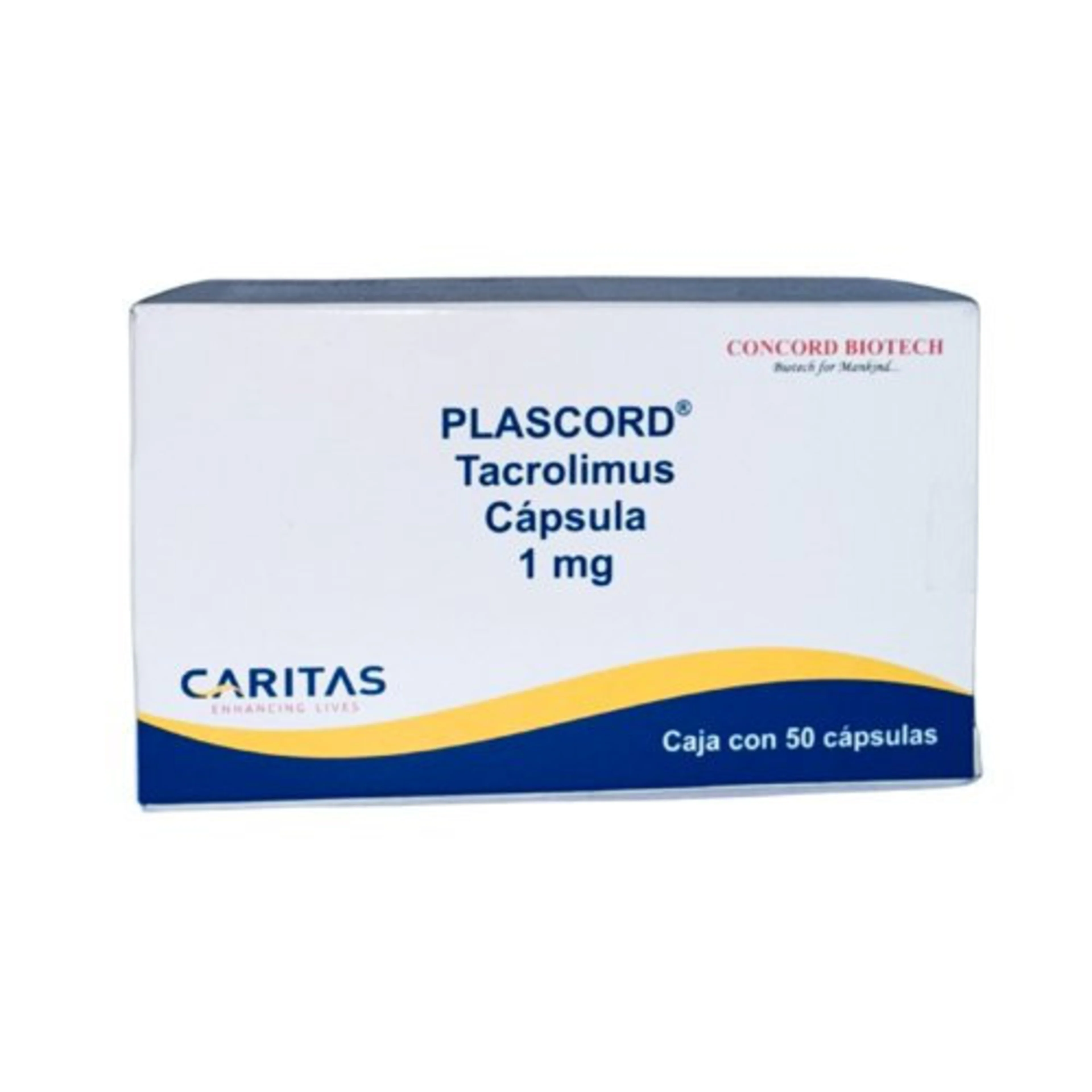 Plascord 1 Mg Con 50 Cápsulas