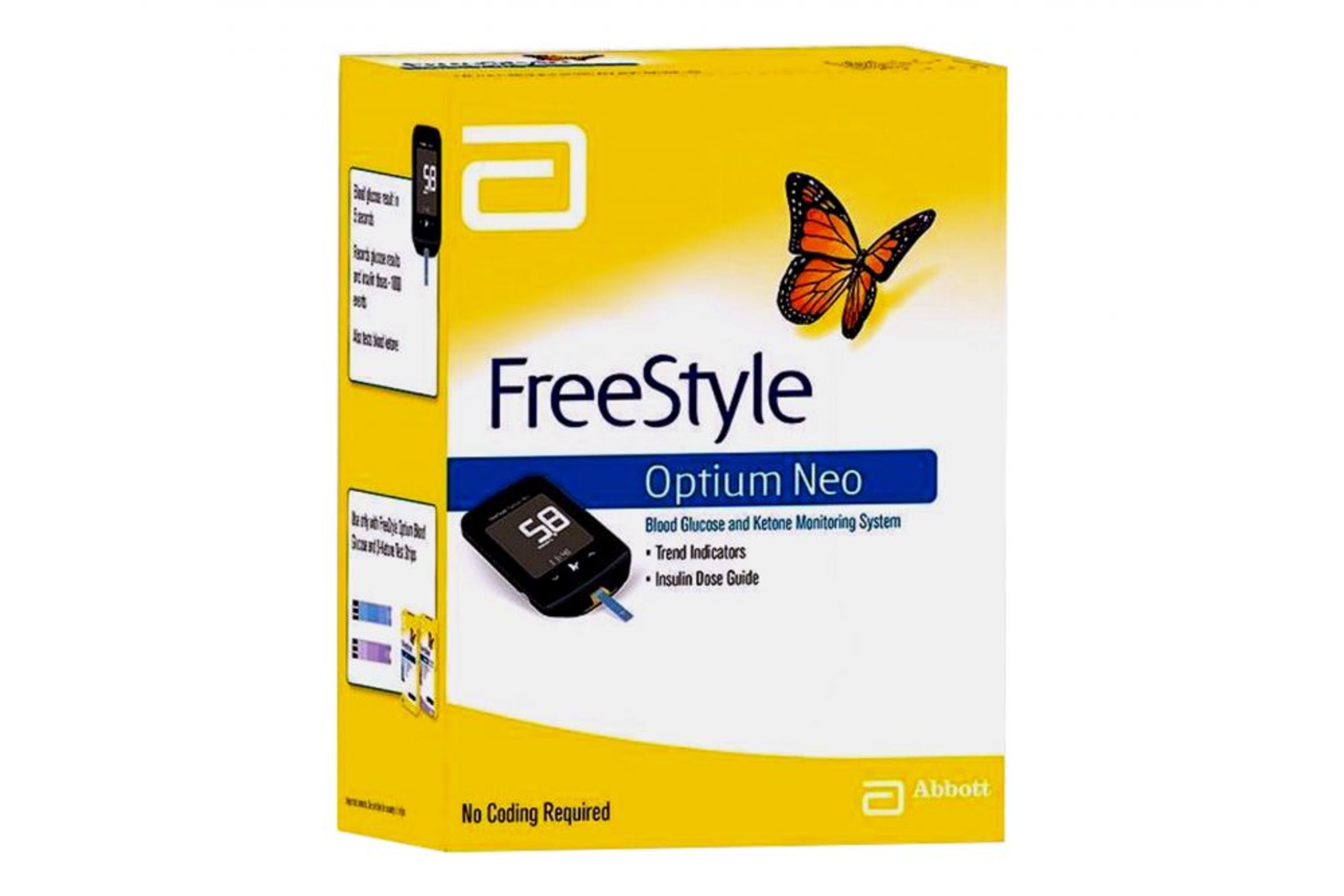 Medidor de glucosa Freestyle Optium Neo con 25 tiras