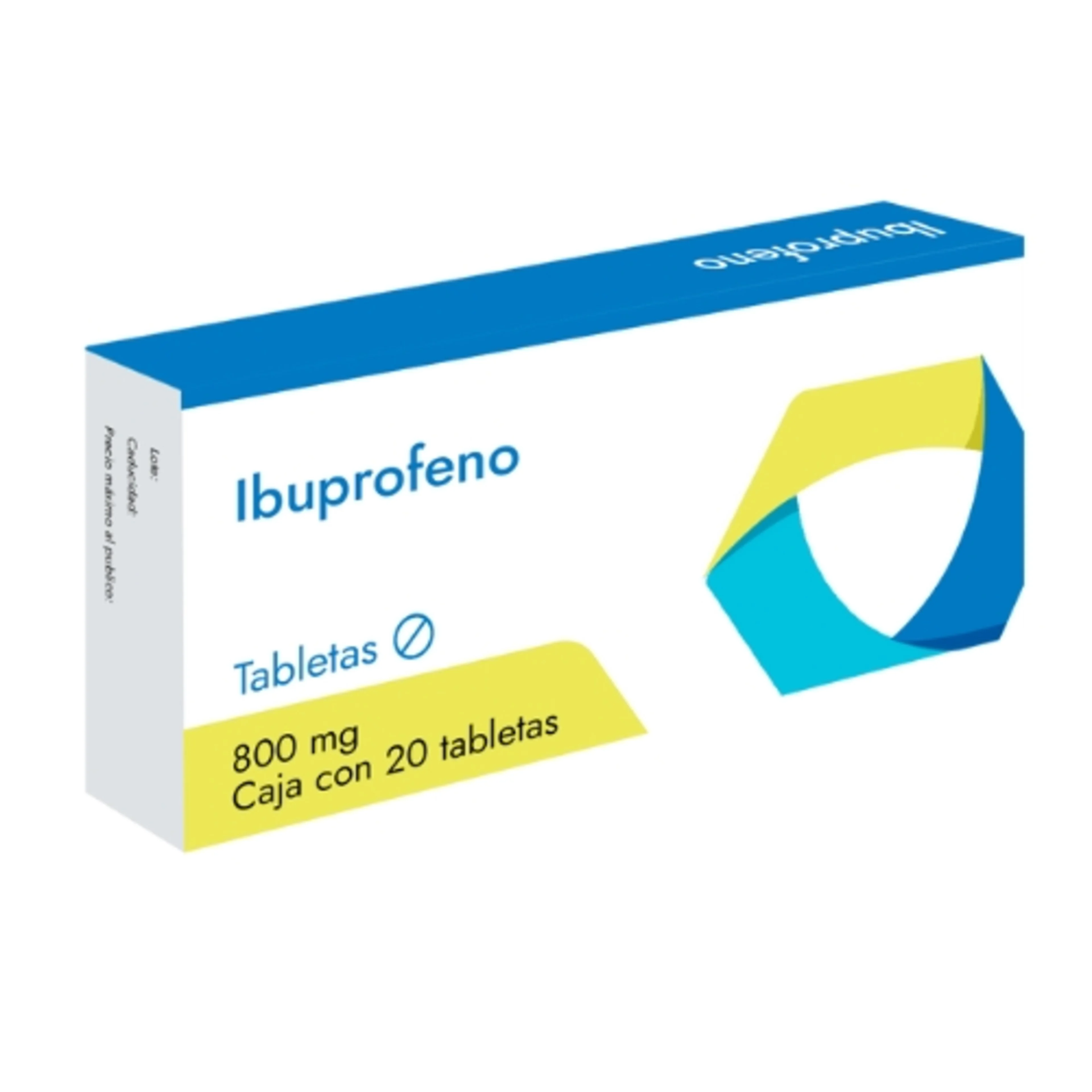 Ibuprofeno 800 Mg Con 20 Tabletas