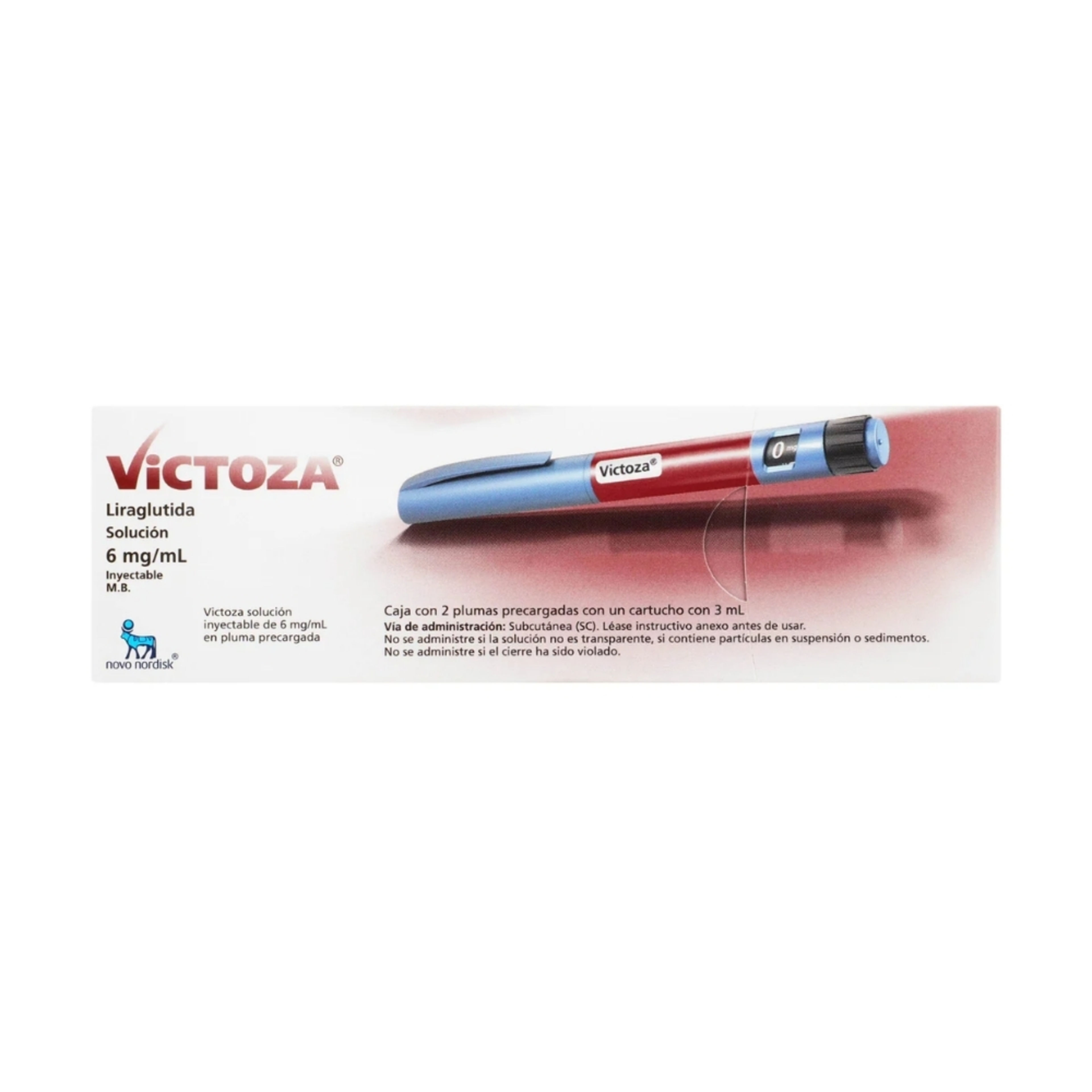 Victoza 6 Mg Solución Inyectable 2 Plumas Precargadas 3 Ml