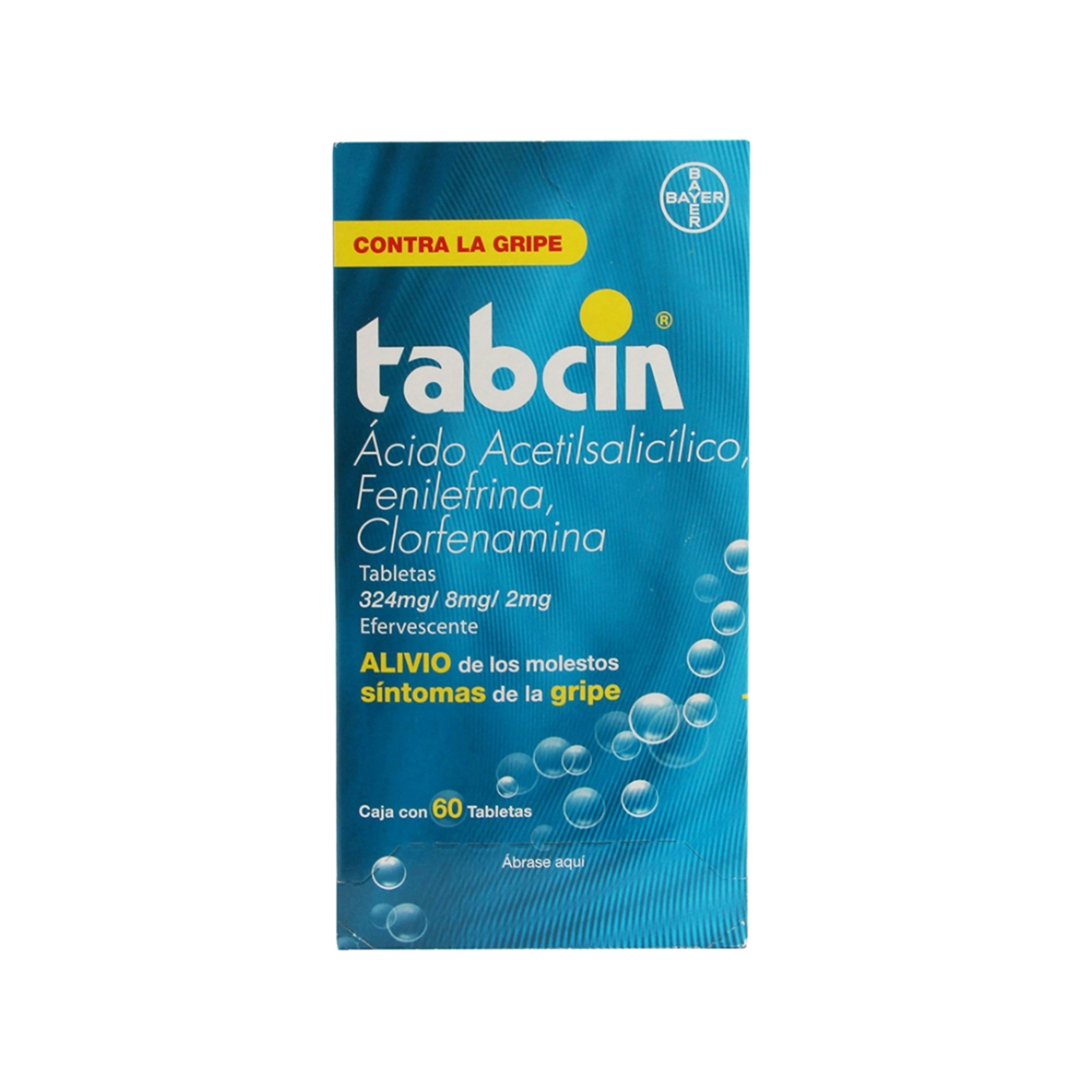 Tabcin 324/8/2 Mg Con 60 Tabletas