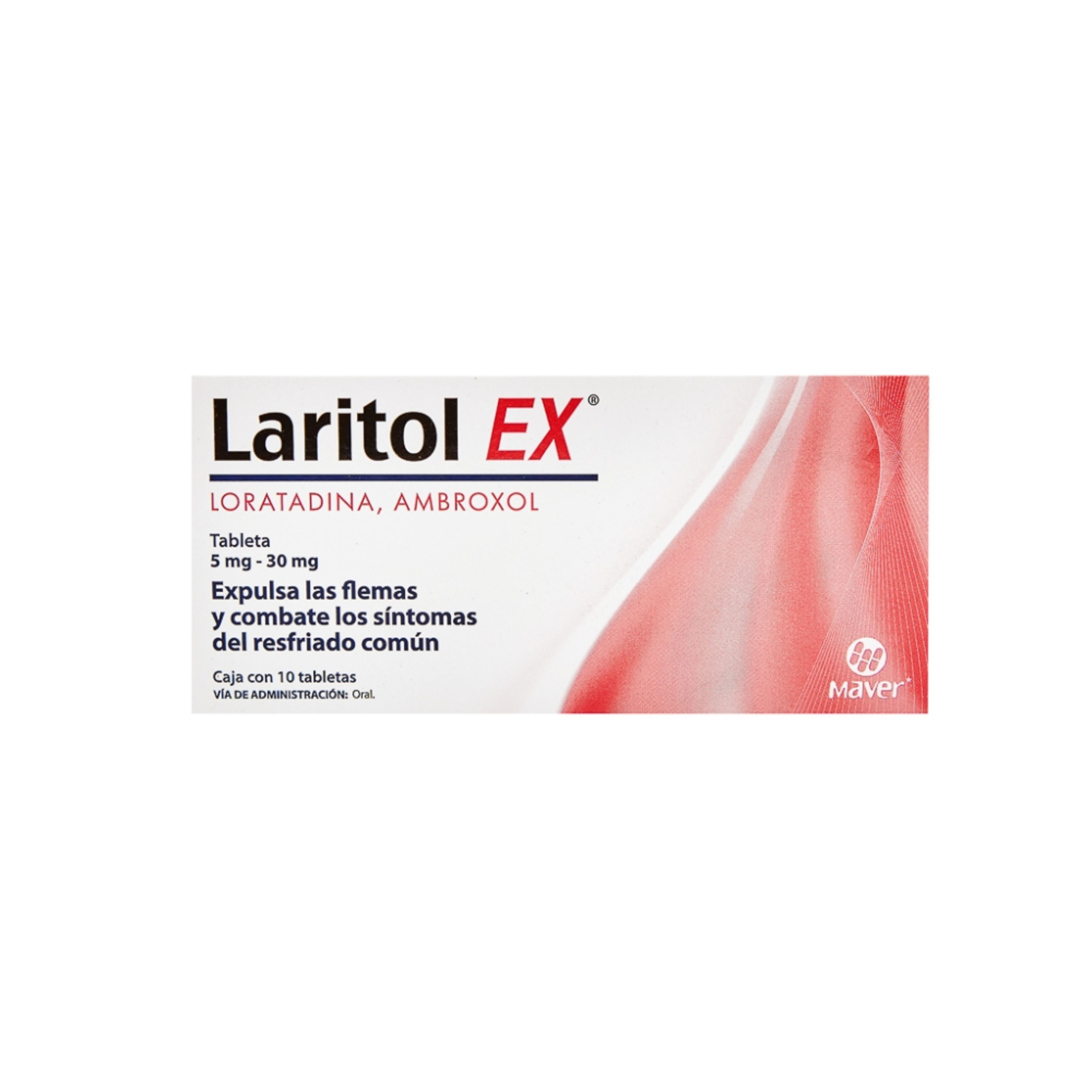 Laritol Ex 5/30 Mg Con 10 Tabletas