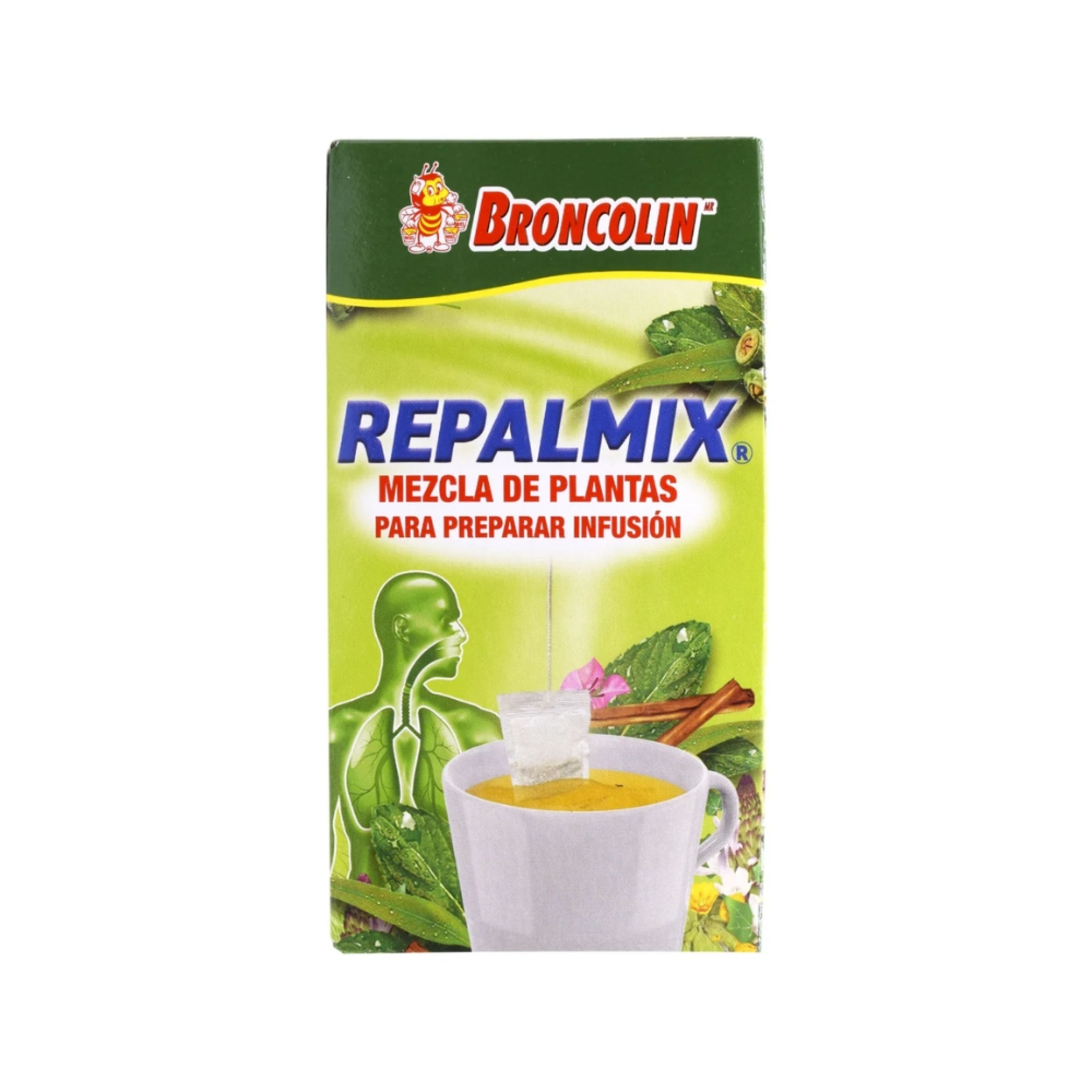 Broncolin Té Repalmix Con 25 Sobres De 1.5 Gr