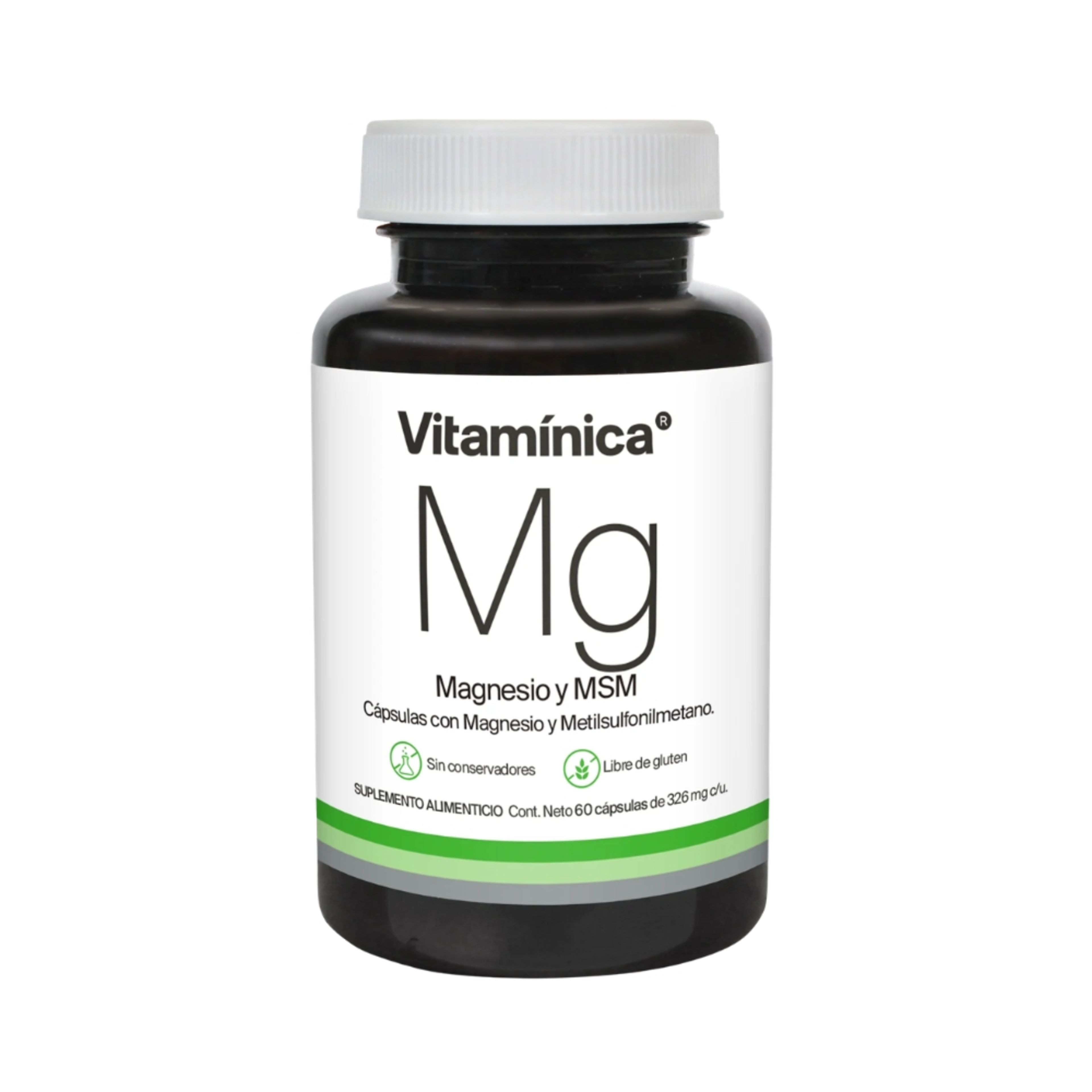 Magnesio 326 Mg Con 60 Cápsulas