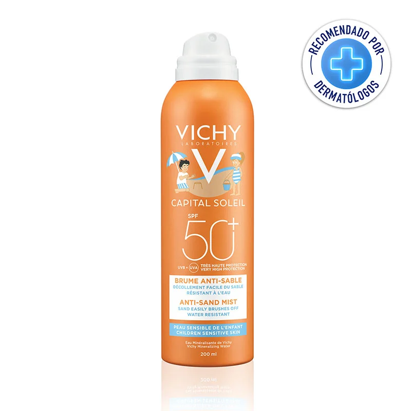 Comprar Vichy Idéalia Soleil Bruma Fps50+ Anti-Arena Y Agua. Bloqueador Solar Infantil 200 Ml Aerosol