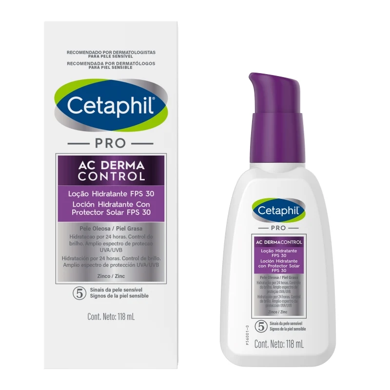 Comprar Cetaphil Pro Ac Dermacontrol Loción Hidratante Facial Con Fps 30 118 Ml