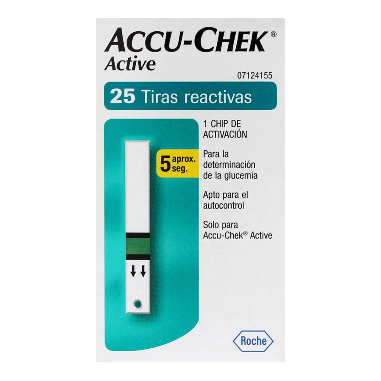 Comprar Accu-Chek Active Tiras Reactivas Con 25 Piezas