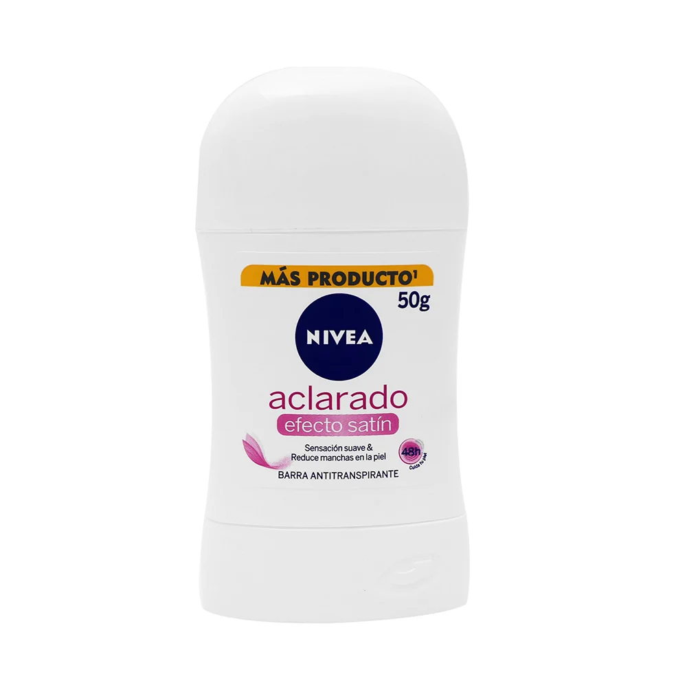 Comprar Nivea Aclarado Efecto Satin 48H Barra 50 G