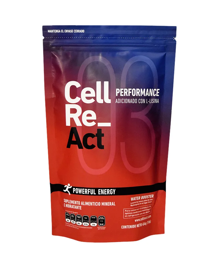 Cell re act performance suplemento mineral 454 g bolsa l-lisina 22.7 g ...
