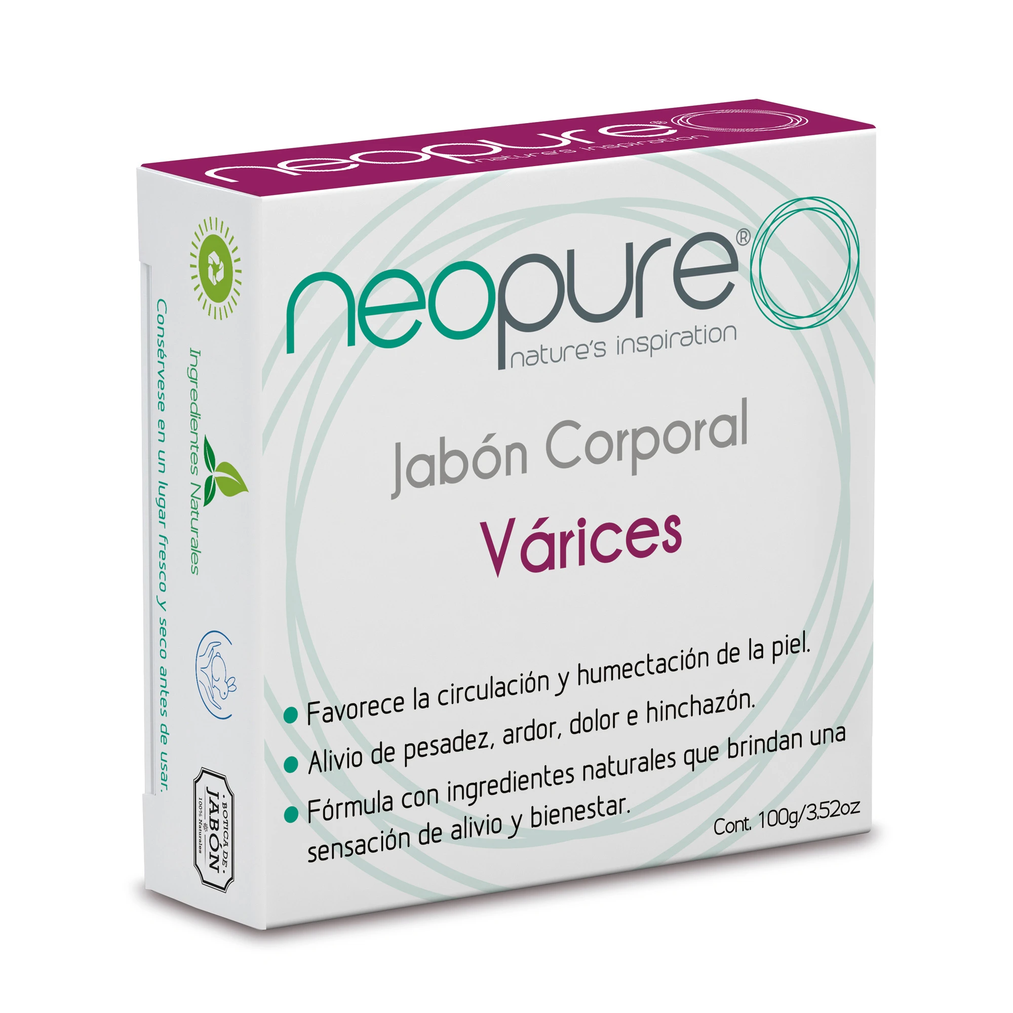 Comprar Neopure Jabón Corporal Várices Barra De 100 G