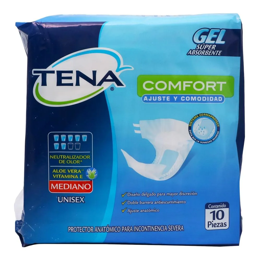 Comprar Tena Slip Comfort Talla Mediano 10 Piezas Bolsa