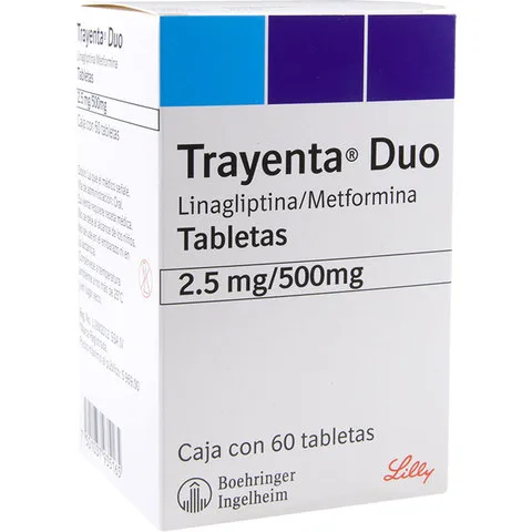 Comprar Trayenta Duo 2.5/500 Mg Con 60 Tabletas
