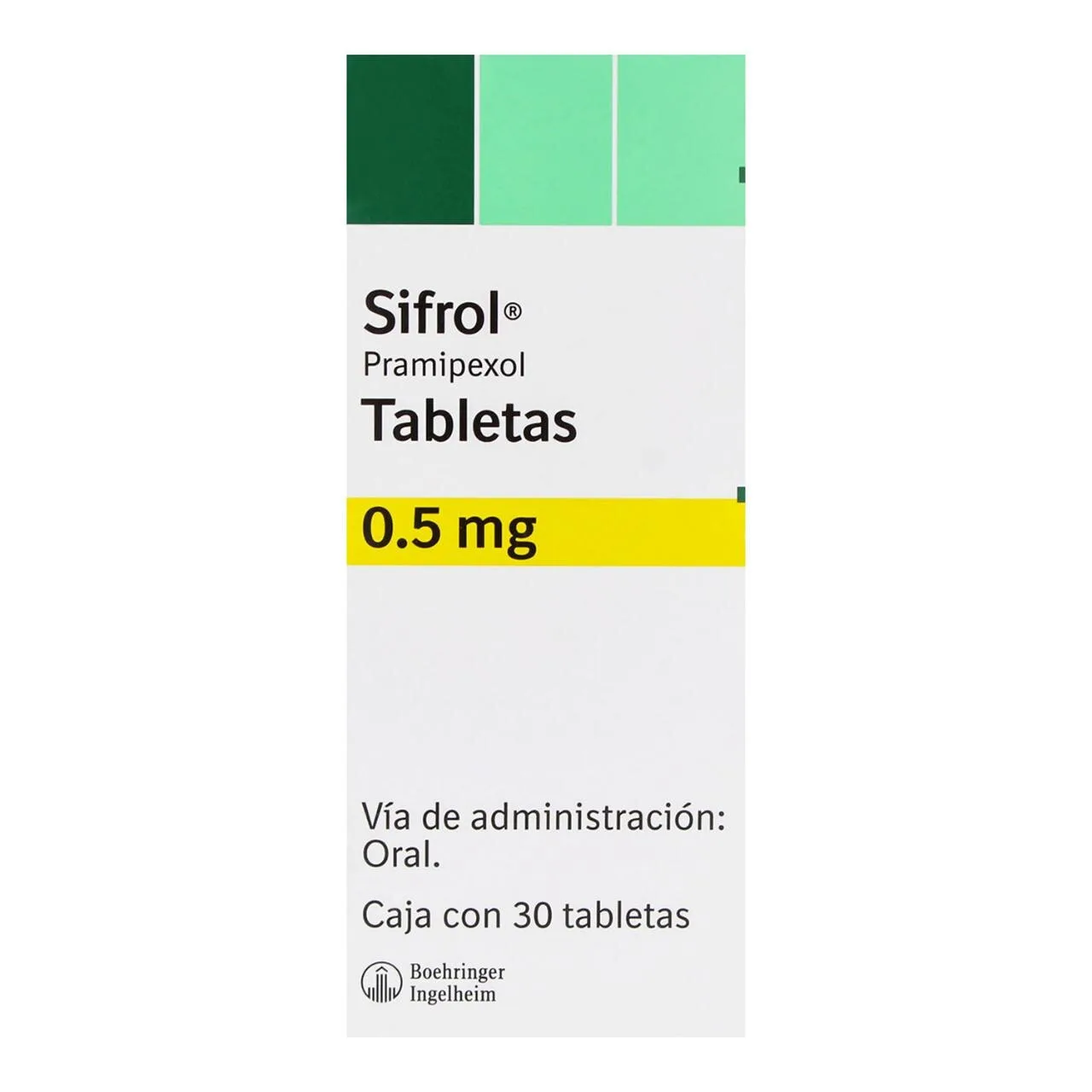 Comprar Sifrol 0.5 Mg Con 30 Tabletas