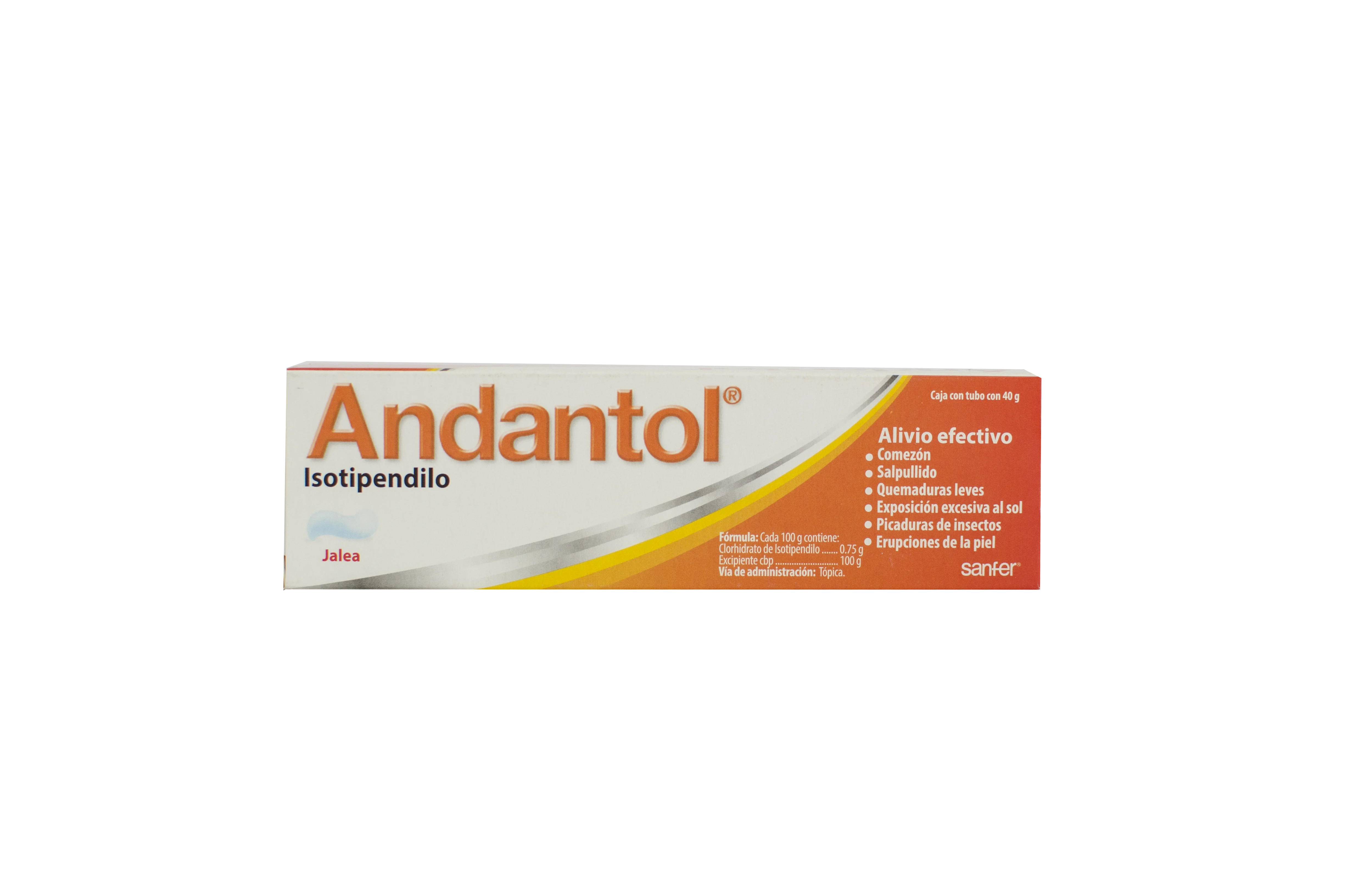 Comprar Andantol 0.75 G Con 40 G De Jalea