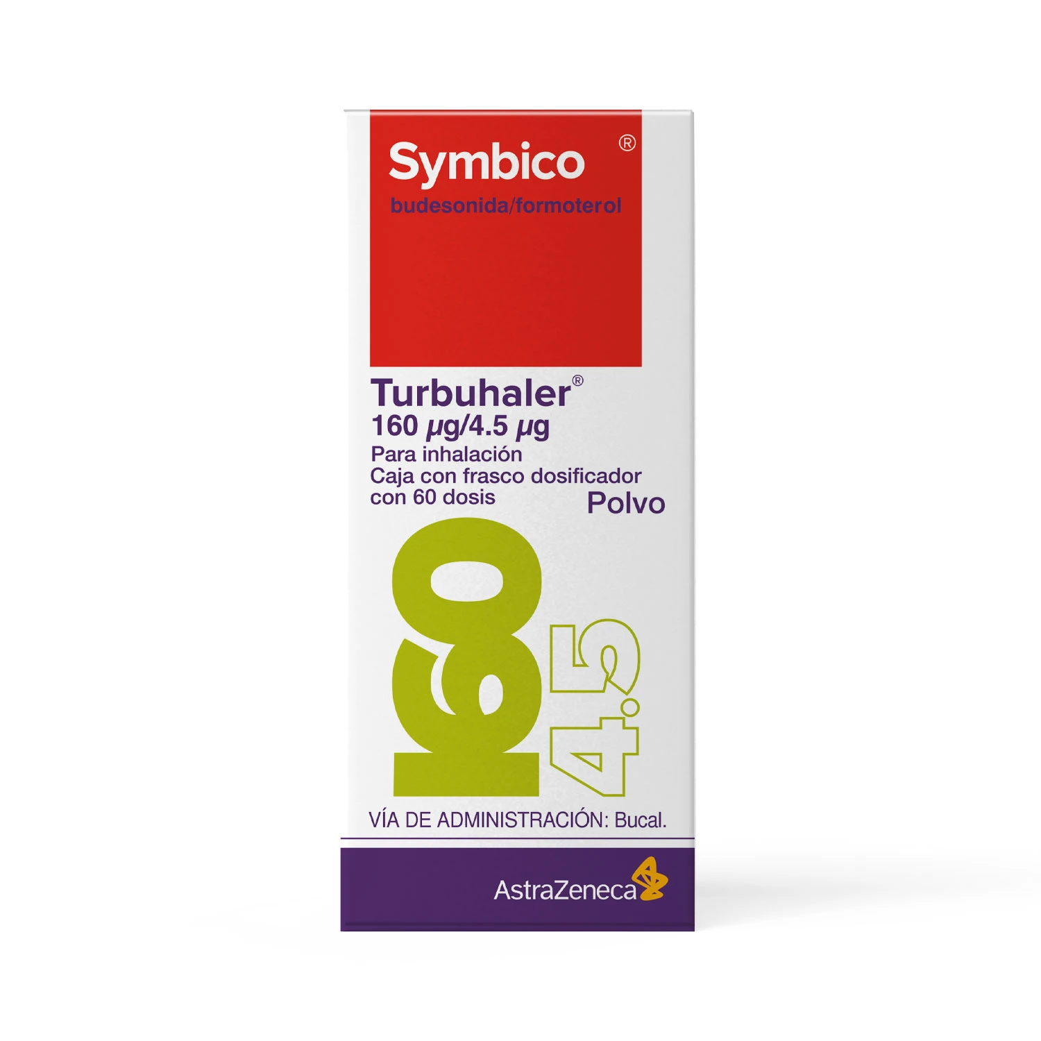 Comprar Symbicort 160/4.5 Mcg Frasco Dosificador Oral 60 Dosis