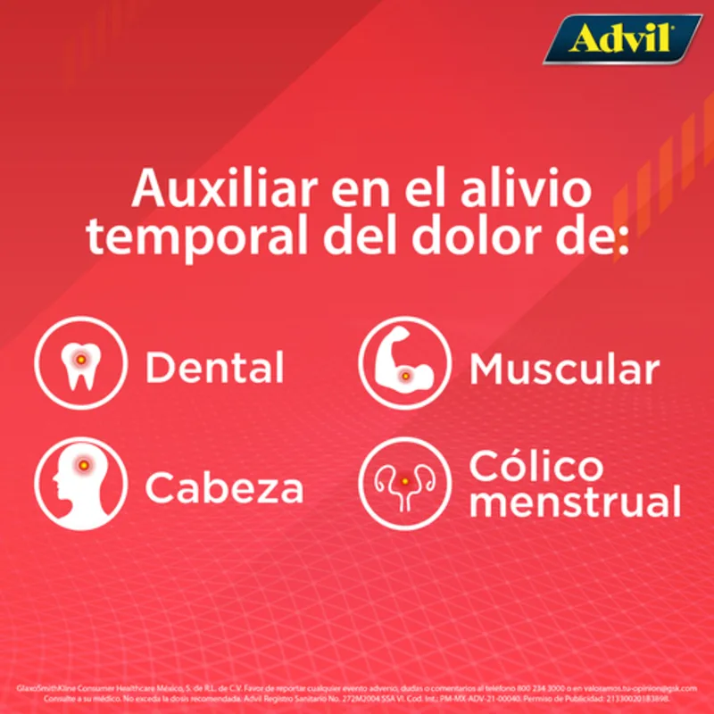 Comprar Advil Max 400 Mg Con 20 Cápsulas