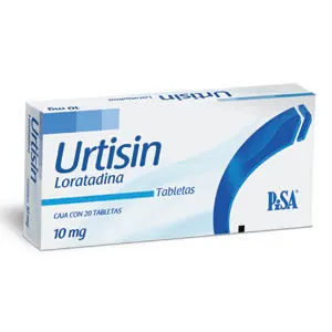 Comprar Urtisin 10 Mg Con 20 Tabletas
