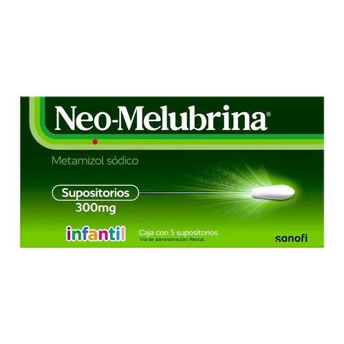 Comprar Neo-Melubrina Infantil 300 Mg Con 5 Supositorios