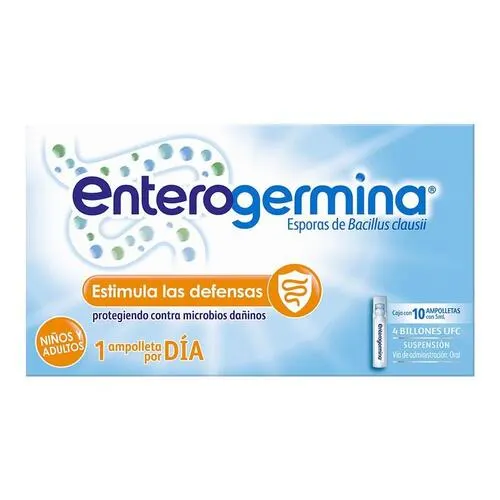 Comprar Enterogermina Probióticos 4 Bufc 10 Ampolletas De 5 ml