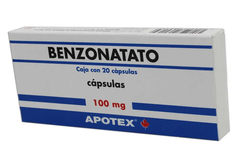 Comprar Benzonatato 100 Mg Con 20 Cápsulas