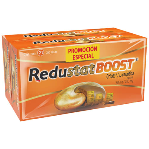 Pack De 2 Redustat Boost 60 Mg / 200 Mg Con 21 Cápsulas