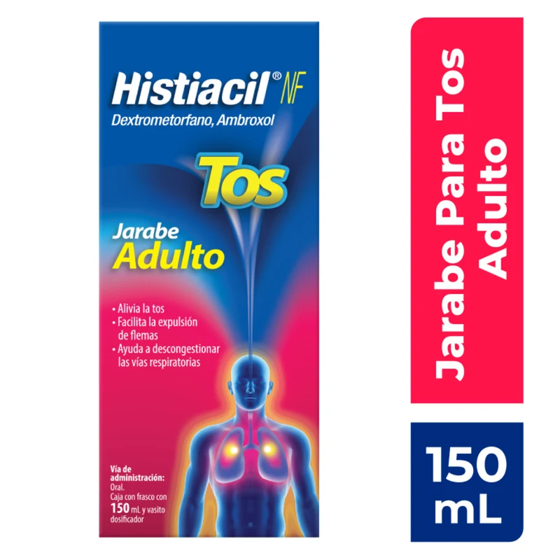 Comprar Histiacil Nf Adulto 225/225 Mg Jarabe Tos Con 150 ml