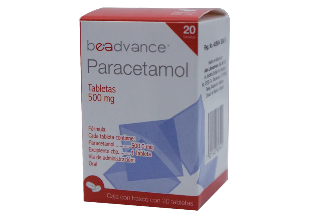 Comprar Paracetamol 500 Mg Con 20 Tabletas