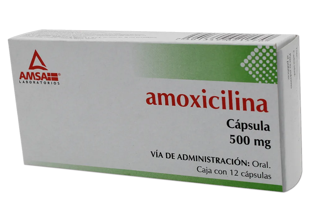 Amoxicilina 500 Mg Con 12 Cápsulas Compra en Prixz
