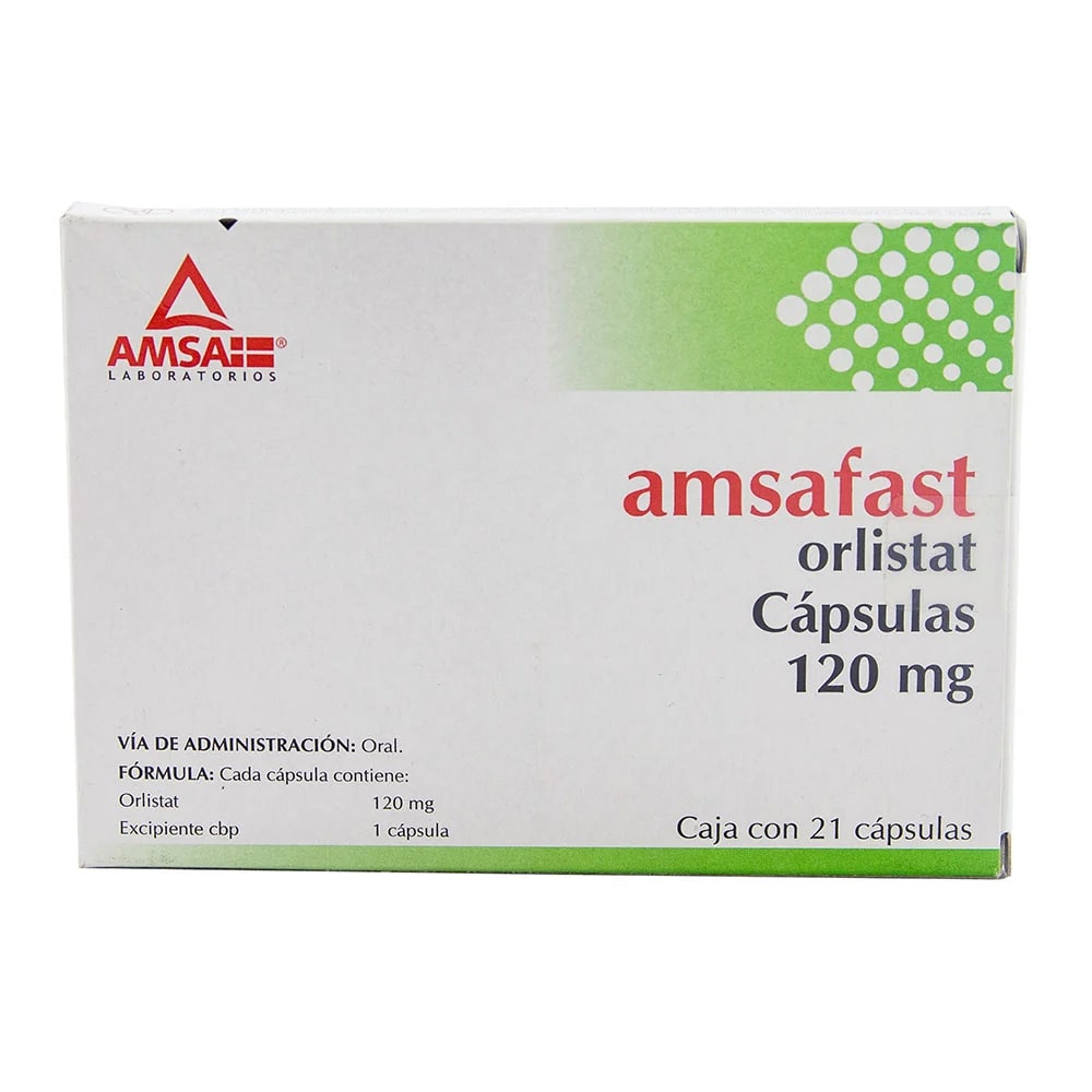 Comprar Amsafast 120 Mg Con 21 Cápsulas