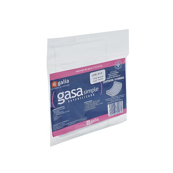 Comprar Galia Gasa Esterilizada 7.5X5Cm 10 Sobres