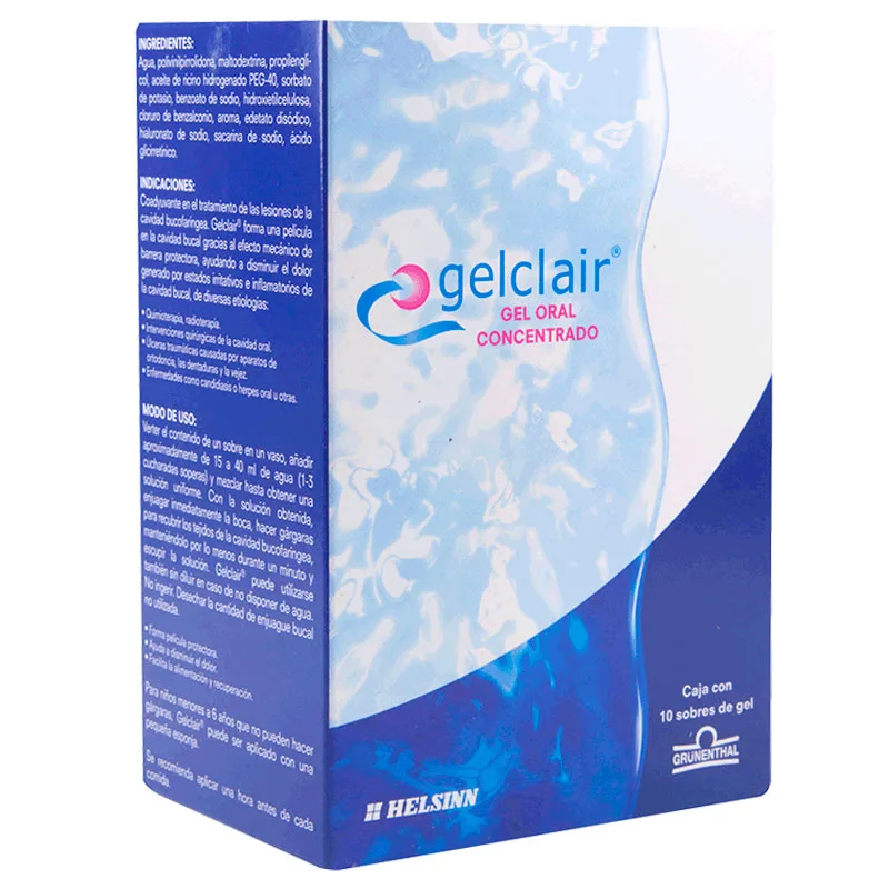 Comprar Gelclair Enjuague Bucal En Gel Con 10 Sobres