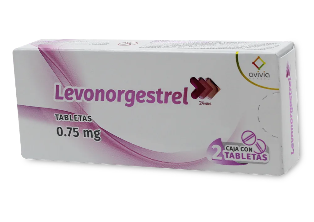 Comprar Levonorgestrel 0.75 Mg Con 2 Tabletas