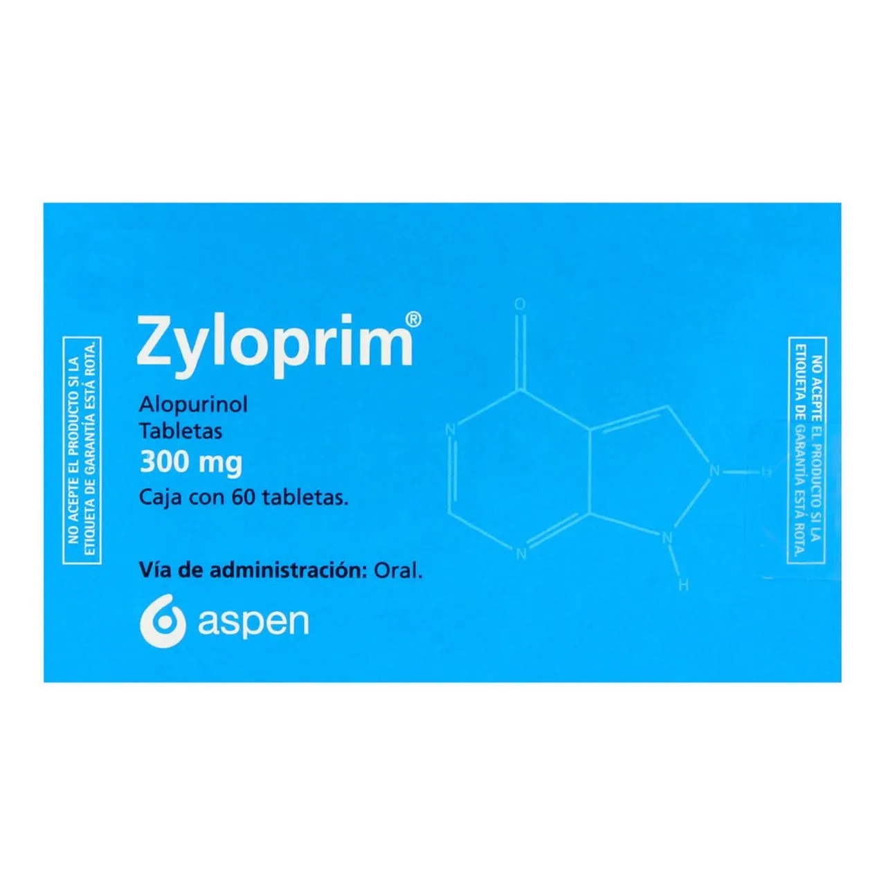 Comprar Zyloprim 300 Mg Con 60 Tabletas