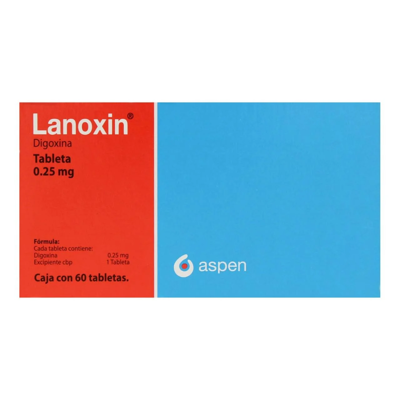 Comprar Lanoxin 0.25 Mg Con 60 Tabletas