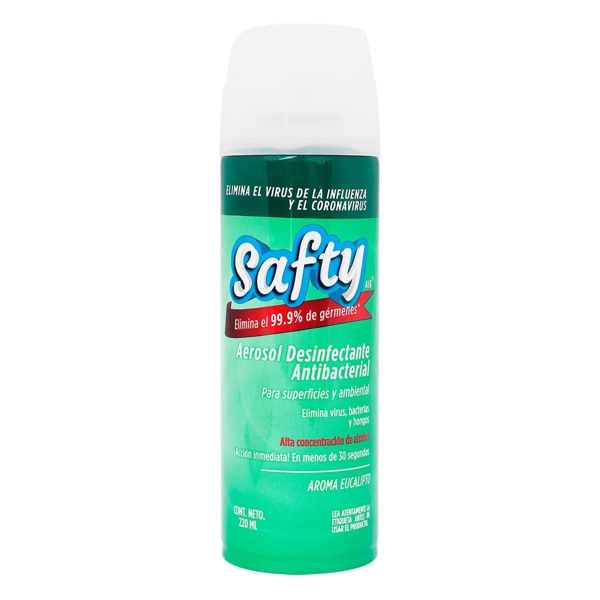 Comprar Safty Desinfectante Antibacterial Aroma A Eucalipto Con 220 Ml