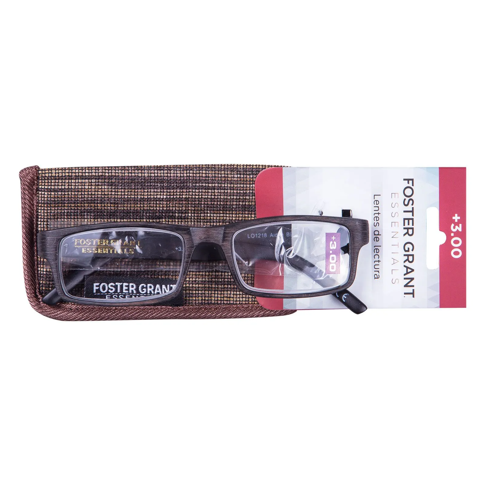 Comprar Lentes para lectura con estuche foster grant essentials aiden +3.00