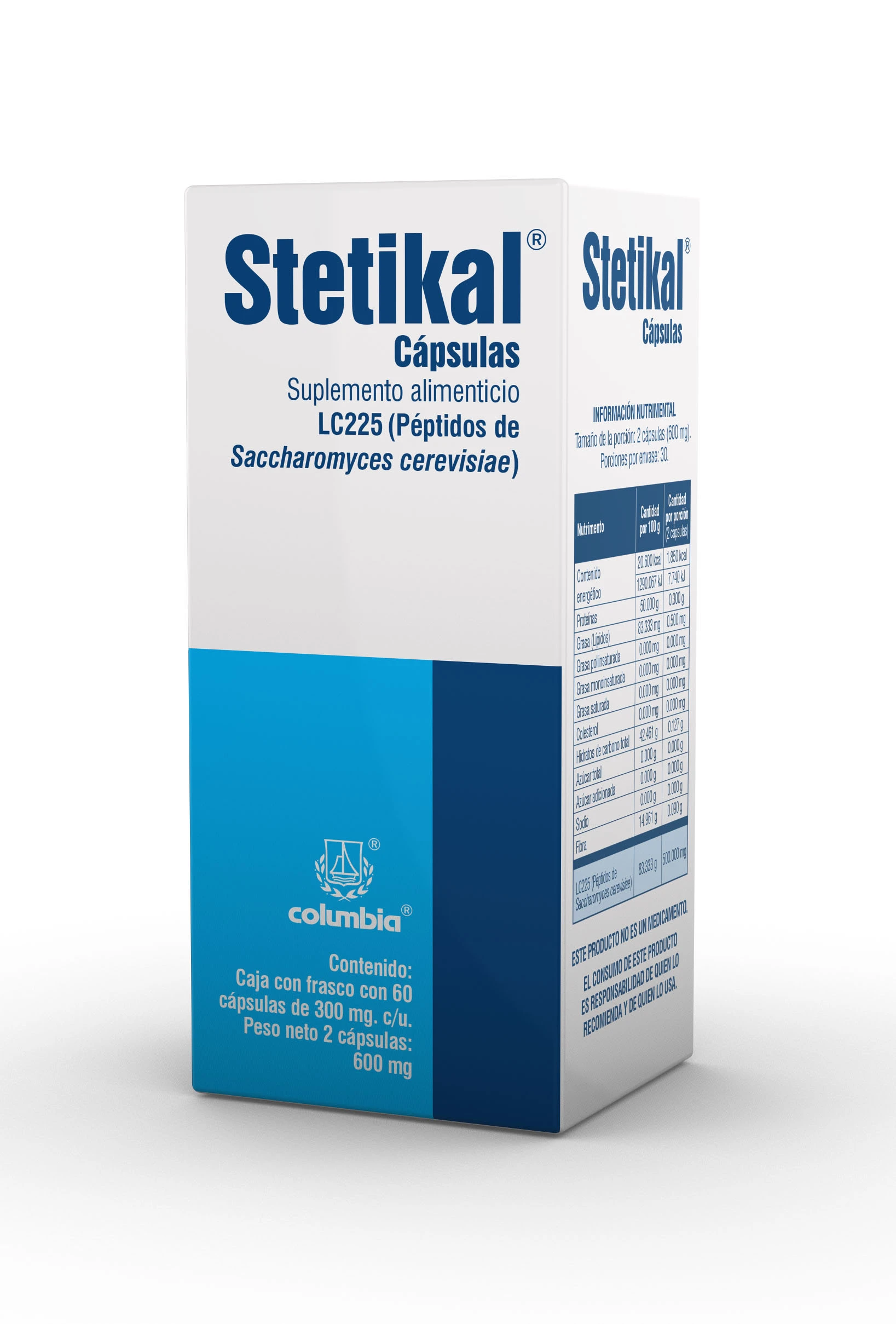 Comprar Stetikal 300 Mg Con 60 Cápsulas