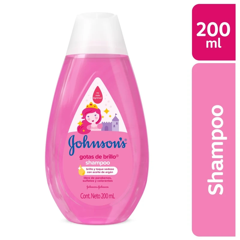 Comprar Johnson'S Baby Shampoo Gotas De Brillo Para Bebé Con 200 Ml