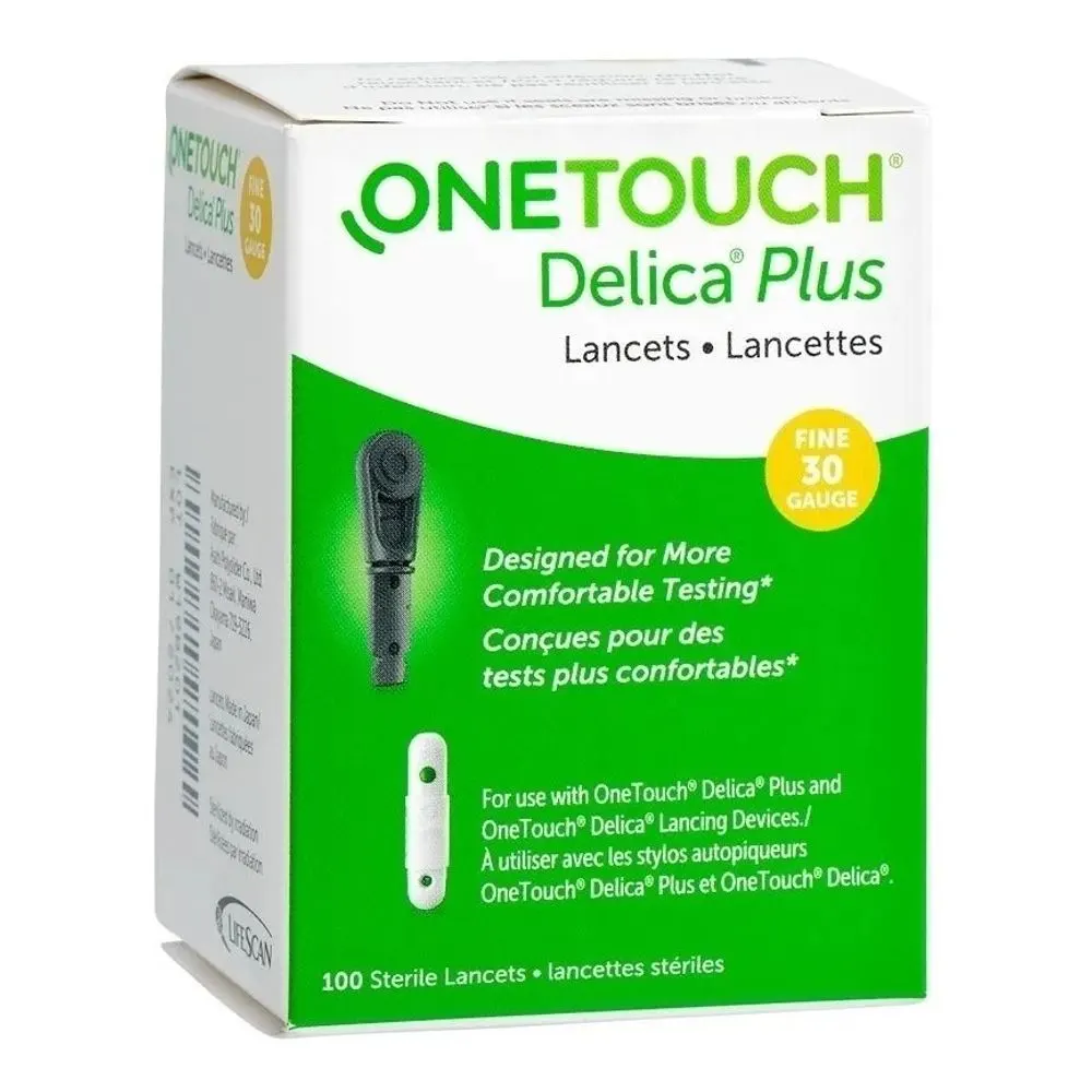 Comprar One Touch Delica Plus Lancetas Con 100 Piezas