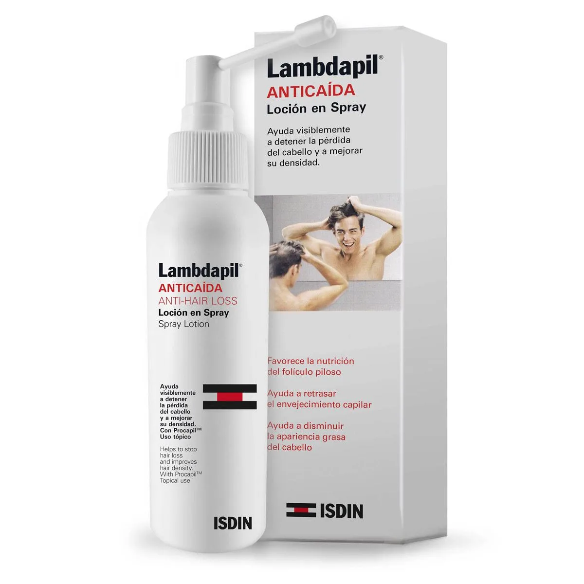 Comprar Isdin Lambdapil Loción En Spray Anticaída Con 125 Ml