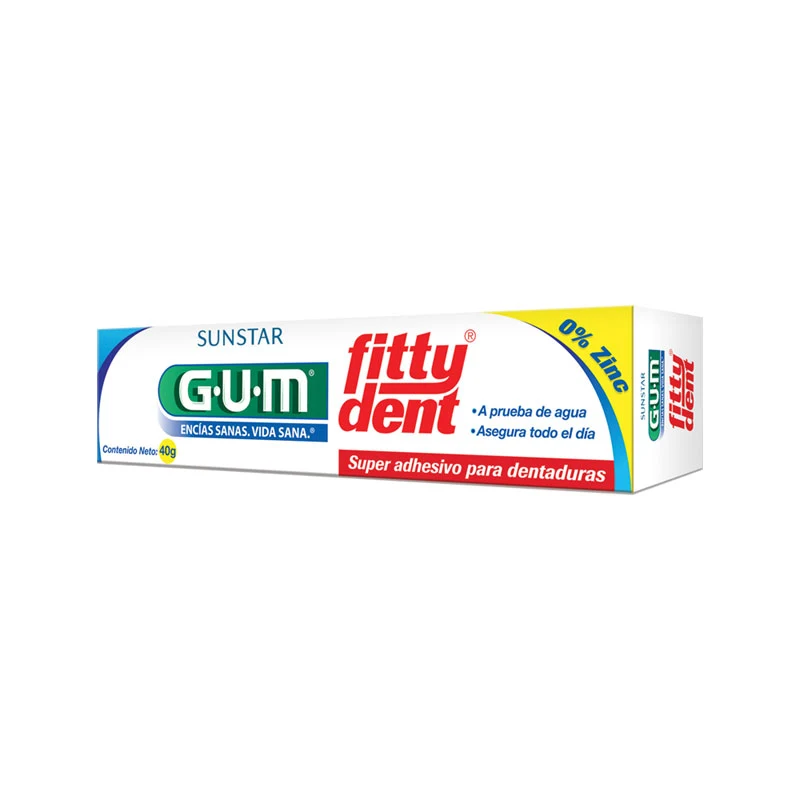 Comprar Gum Fiftydent Adhesivo Para Dentaduras Con 40 G