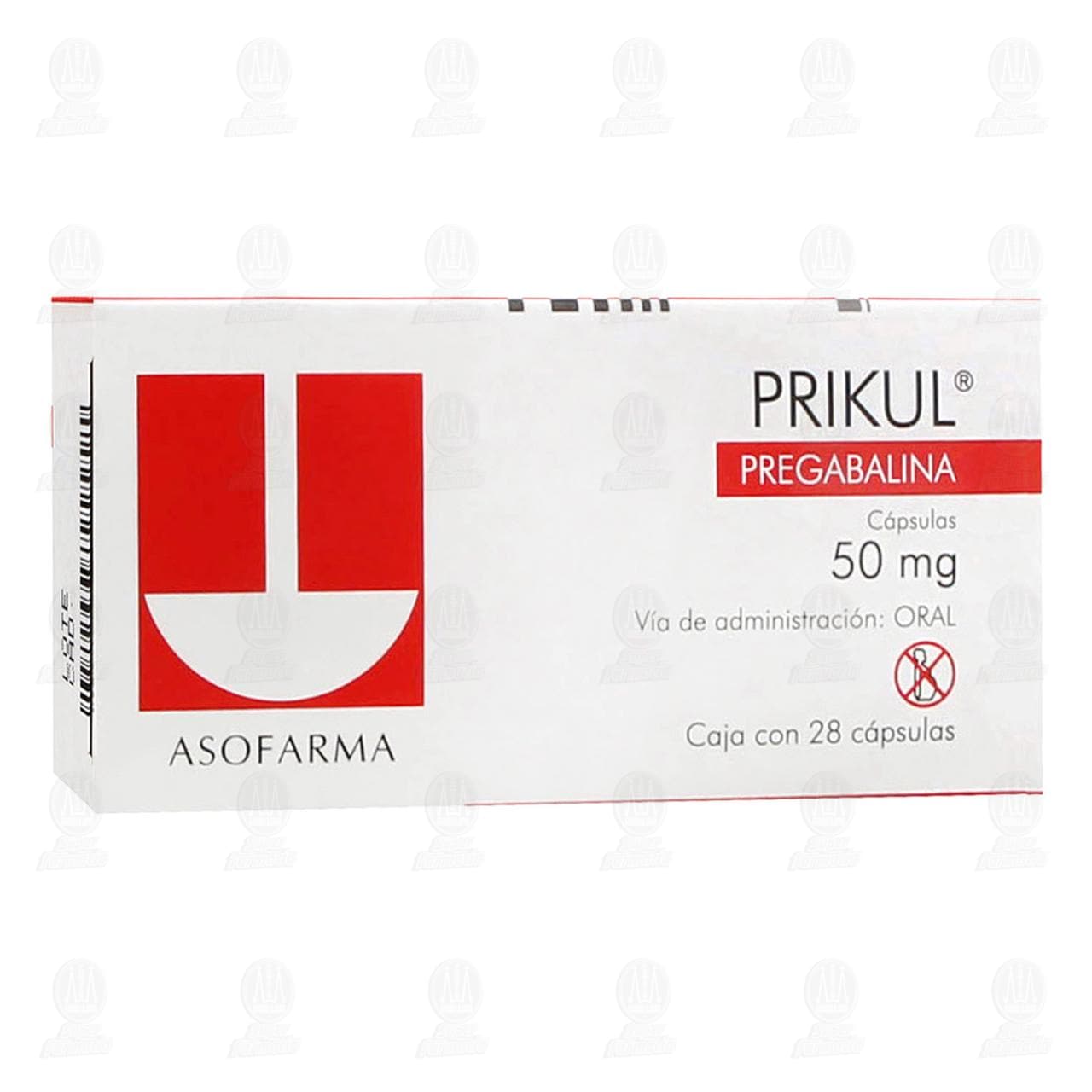 Comprar Prikul 50mg 28 Cápsulas - Farmacia Prixz