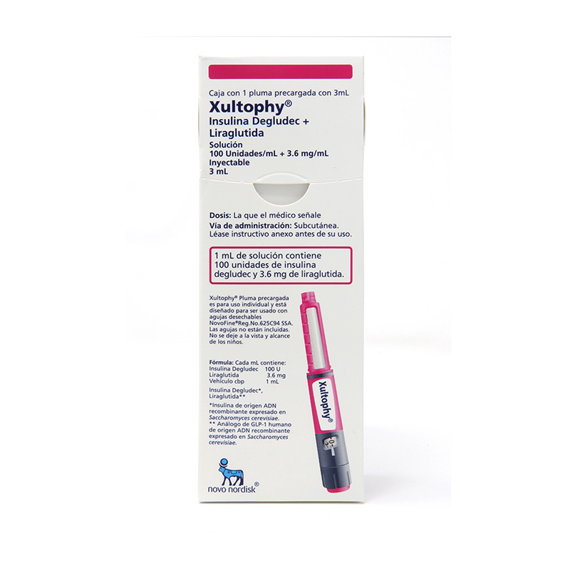 Xultophy 100 Ui/3.6 Mg Solución Inyectable Pluma Precargada 3 Ml