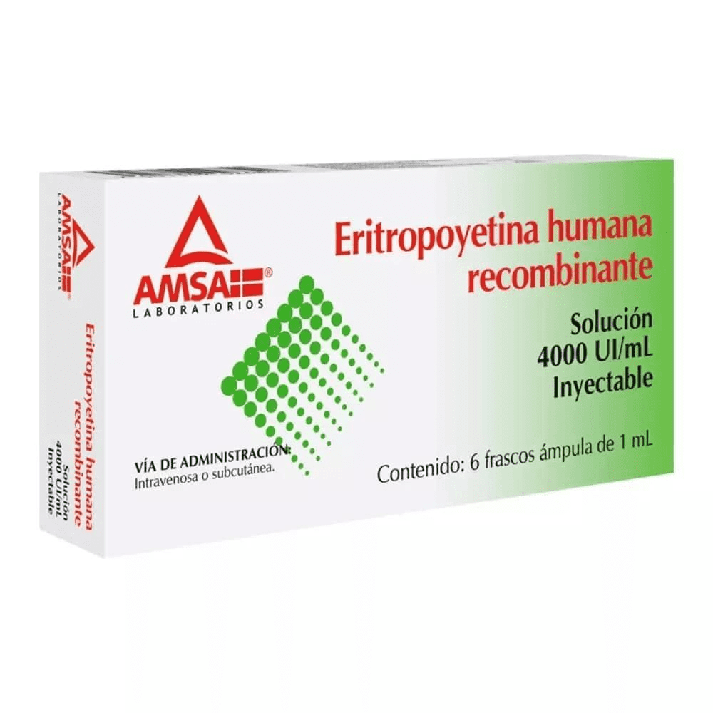 Eritropoyetina humana 6 ampolletas 400ui/ml precio Eritropoyetina humana 6 ampolletas 400ui/ml precio
